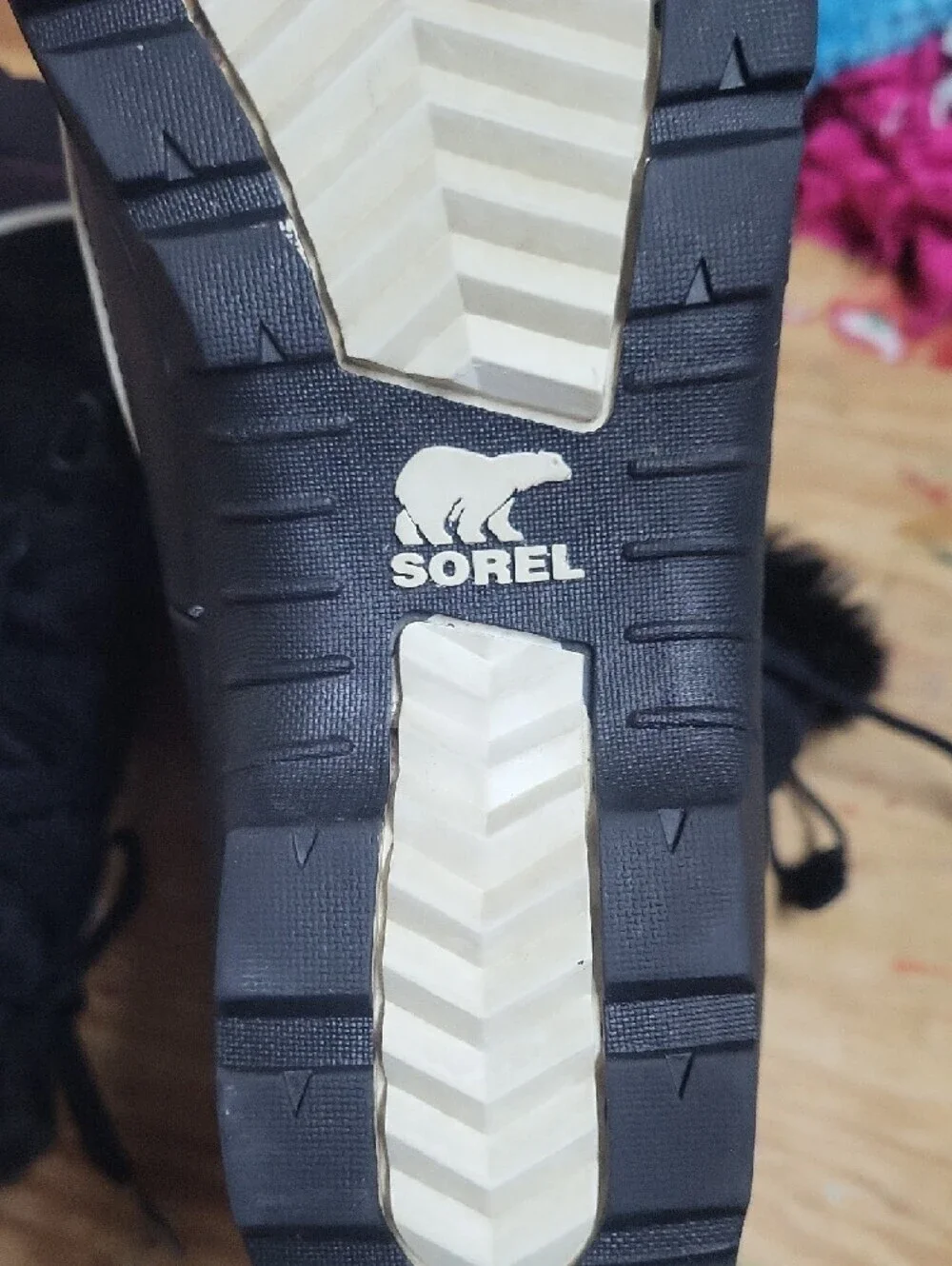Sorel Tivoli lll Tall Lace-Up Faux Fur Trim Winter Boots 7 NWOT